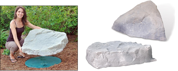 decretive fake rocks 